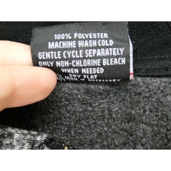 Southpole‎ Hoodie Womens Size M Y2K Hooded Sweatshirt Full Zip Patch Logo - Picture 12 of 12